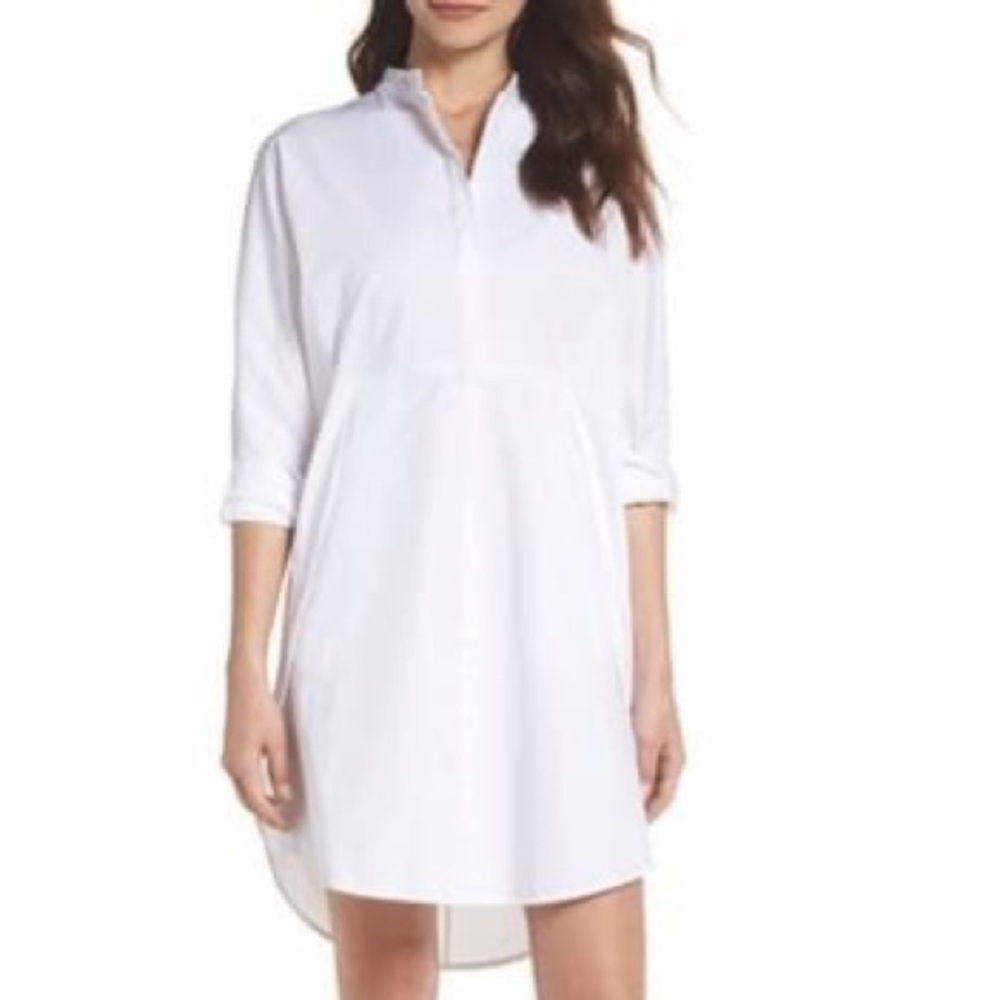 CAARA Boyfriend Shirtdress Medium NWT New